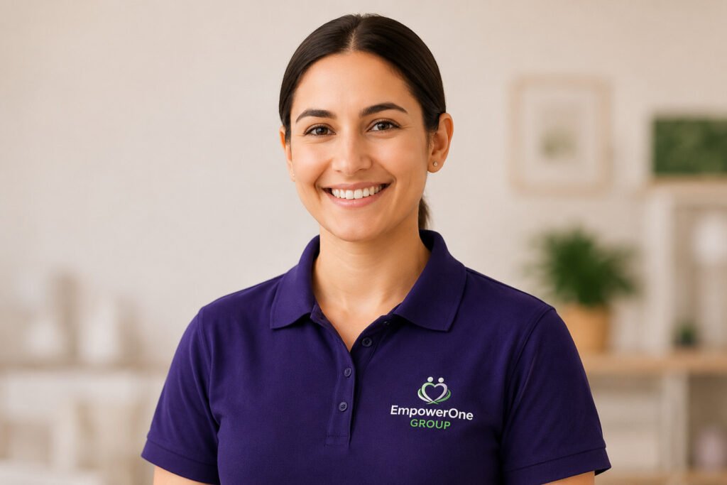 Professional portrait of an EmpowerOne support worker.