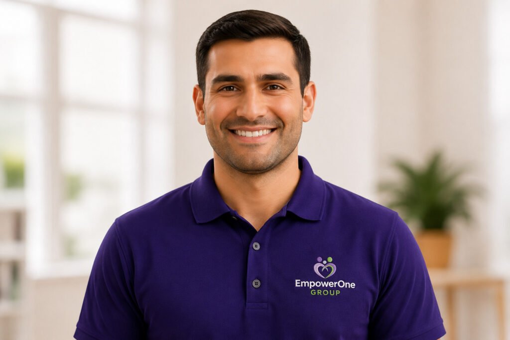 Professional portrait of an EmpowerOne support worker.