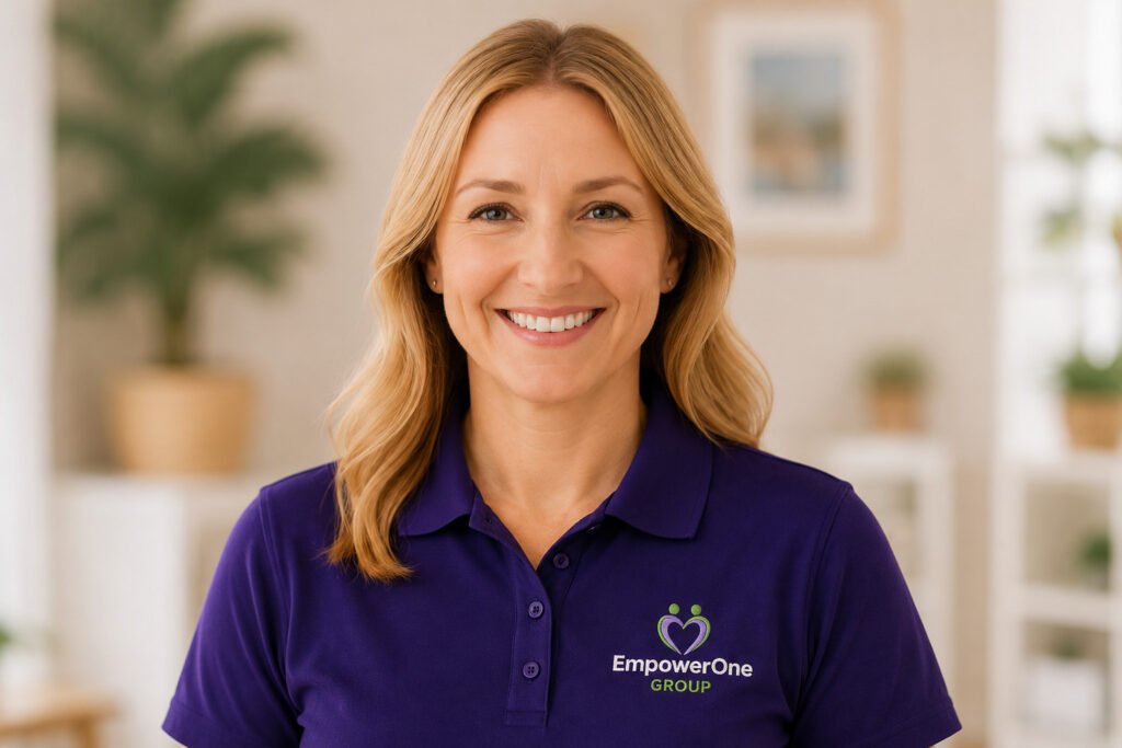 Professional portrait of an EmpowerOne support worker.