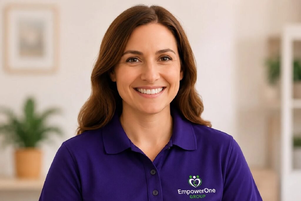 Professional portrait of an EmpowerOne support worker.